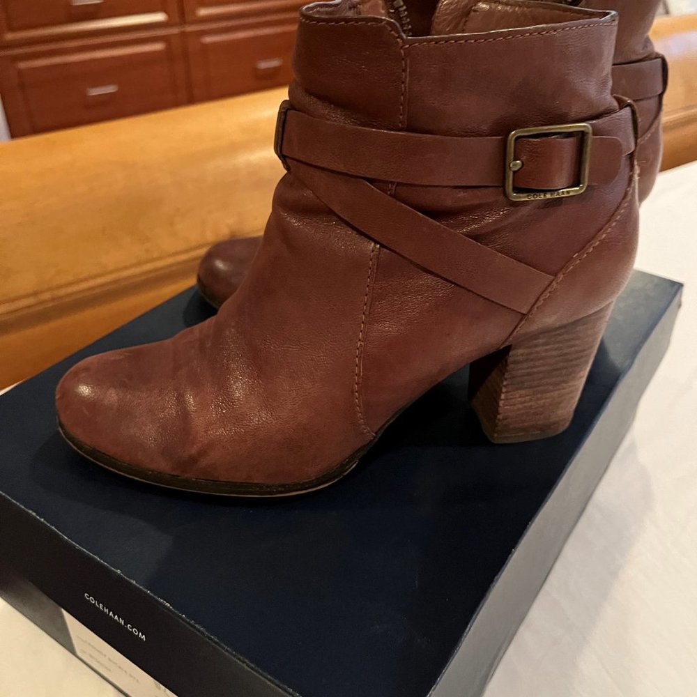 Cole Haan booties tan